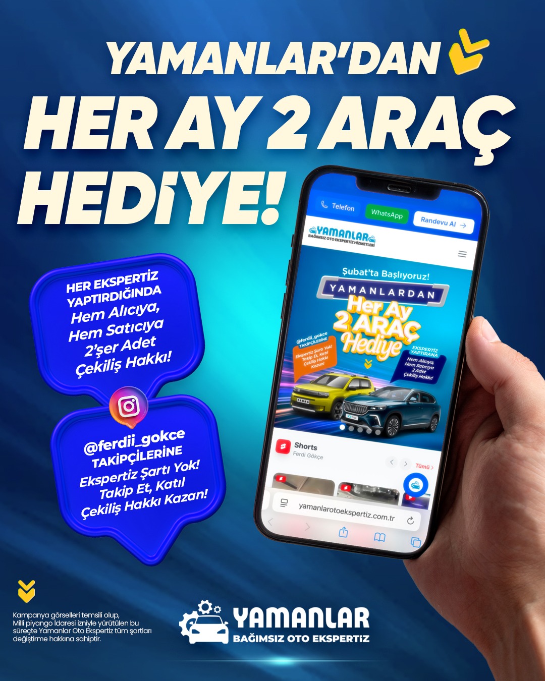 Yamanlar Zeytinburnu Topkapı Oto Ekspertiz - Çekiliş ve Kampanyalar