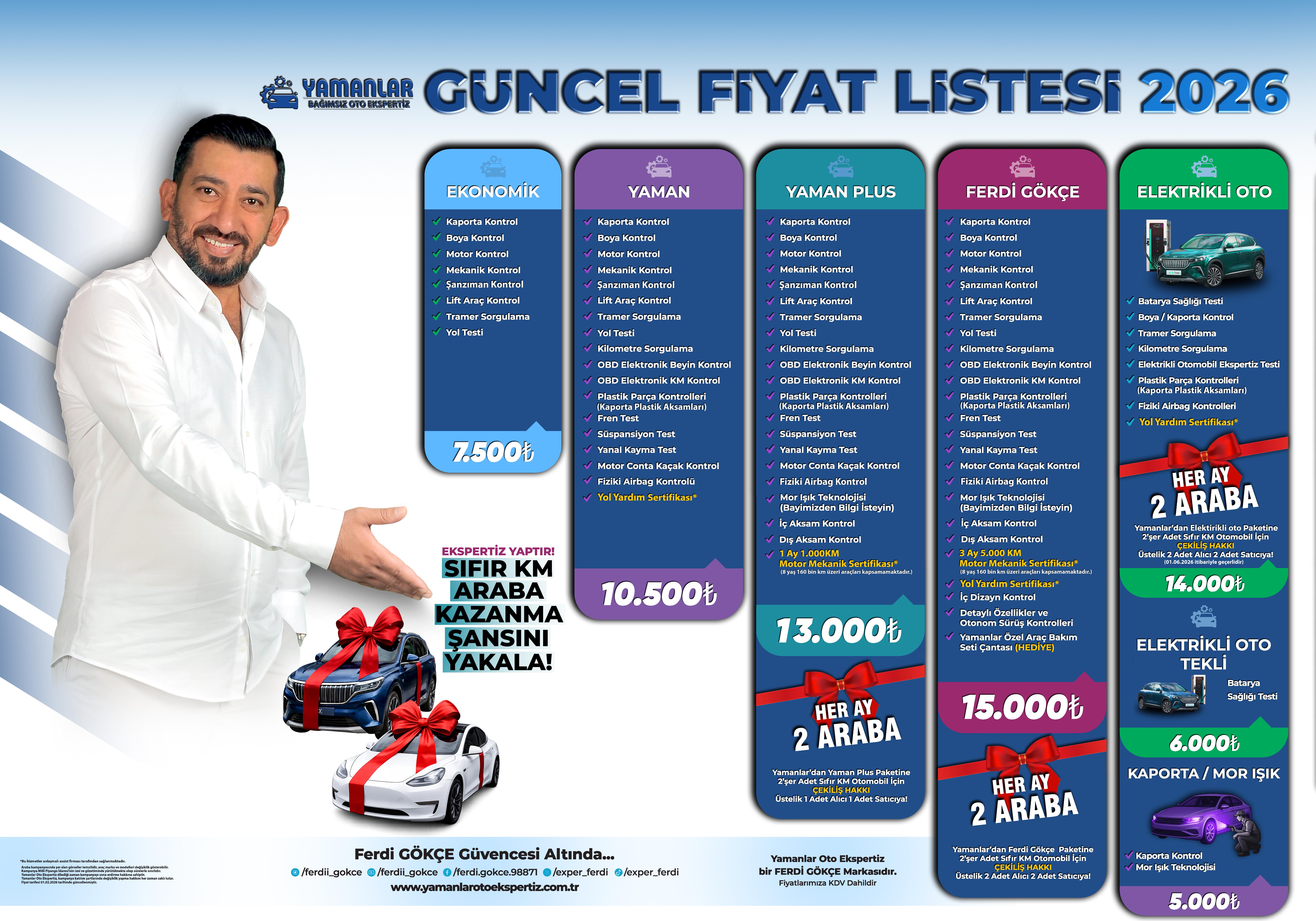 Yamanlar Zeytinburnu Topkapı Oto Ekspertiz Fiyat Listesi